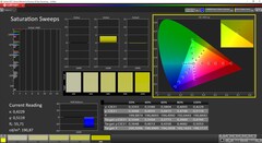 CalMAN Saturation Sweeps calibrated