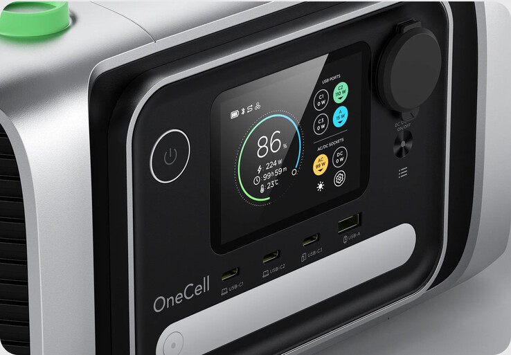 The Lenovo power station has a display and can be connected to an app (Image source: Talix, Lenovo)