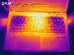 Heatmap of the top case under sustained load