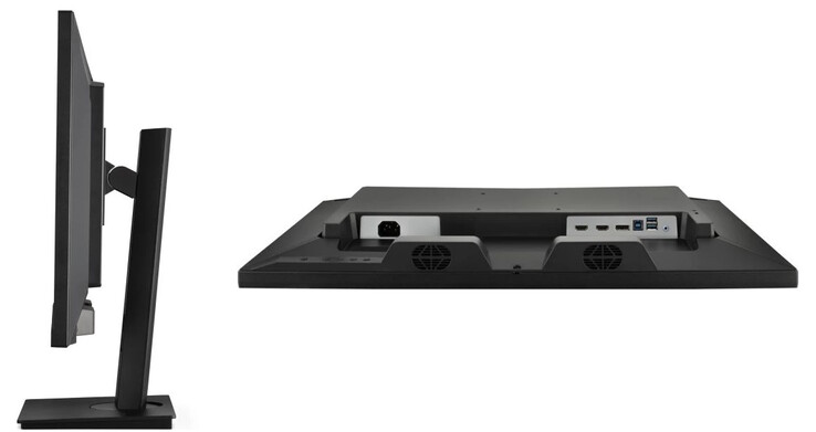 The gaming monitor's stand is ergonomically adjustable (Image source: ViewSonic)