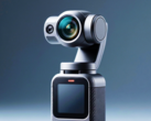 The alleged Vivo Pocket is set for a late 2026 launch. Concept gimbal camera pictured.