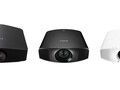 The new projectors in all their color SKUs. (Source: Sony)