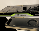 A first look at NVIDIA's Ampere-based Quadro RTX card. (Image source: Moore's Law Is Dead)