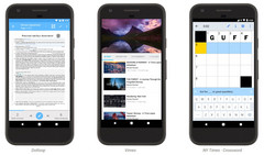 An example of three Android Instant Apps. (Source: Google)