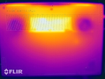 Surface temperatures - stress test (bottom)