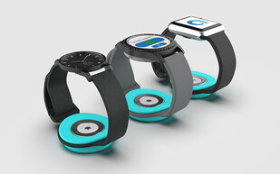 Afon sensor on smartwatch. (Image source: Afon)