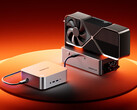 The Maco-L 7735U has OCuLink and USB4 ports. Pictured: an eGPU setup with the mini PC.
