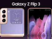 The latest "Z Flip 3" renders. (Source: LetsGoDigital)