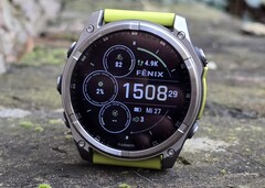 In our review, Garmin&#039;s Fenix 8 Solar scored with an excellent battery life, but its low-res MiP display disappointed (Image source: Marcus Herbich)