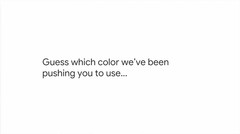 Google admits favoring white color in Material Design. (Source: Android Dev Summit 2018) Google admits favoring white color in Material Design. (Source: Android Dev Summit 2018)