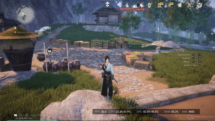 In balanced settings, Where Winds Meet can be played very smoothly