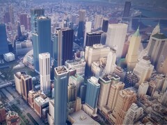 The Minecraft community has recreated large parts of New York City at a 1:1 scale. (Image source: MineFact via YouTube)