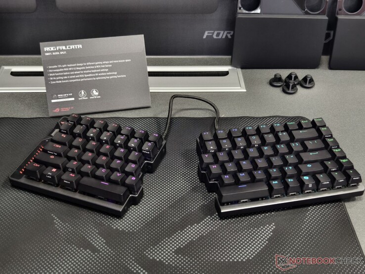 Asus ROG Falacta split (image source: Notebookcheck)