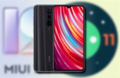 The Global model of the Redmi Note 8 Pro will soon receive the MIUI 12.5 and Android 11 update. (Image source: Xiaomi/Google - edited)