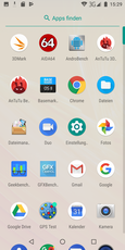 App drawer