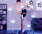 The TECHPLUS TP600SG smart trampoline comes with a belt that tracks your workout. (Image source: TECHPLUS)