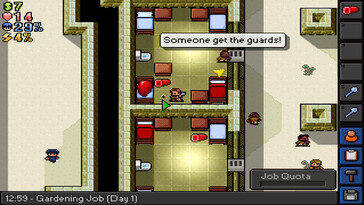 Pictured: A gameplay screenshot from The Escapists.
