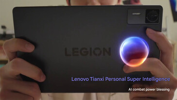 The back of the new gaming tablet (Image source: Lenovo - machine translated)