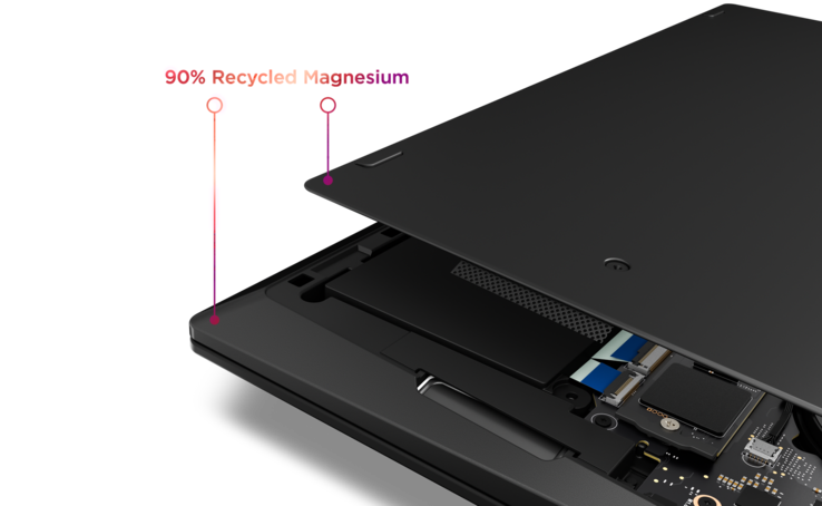 Lenovo ThinkPad X1 Carbon Gen 14 Aura Edition: Redesigned chassis (image source: Lenovo)