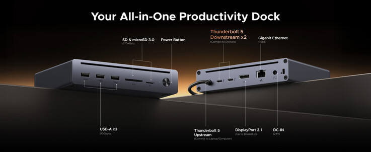 The Ugreen Maxidok 10-in-1 Thunderbolt 5 Docking Station