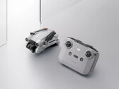 The DJI Mini 3 Pro with its cheaper remote controller. (Image source: DJI via @NilsAhrDE)