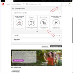 1. Select your internet product, then devices