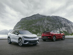 With their coupé like shape, Volkswagen's new electric SUVs VW ID.5 and ID.5 GTX look quite sporty (Image: Volkswagen)