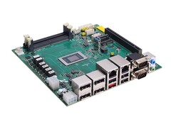 The Axiomtek GMB150 mini ITX motherboard can be powered with up to a 12-core Zen 5 APU and 96 GB of DDR5 RAM. 