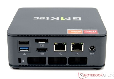 Rear I/O of the M6 Ultra mini PC. (Image source: Notebookcheck)