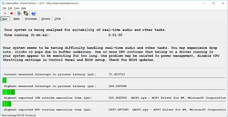 Observed latencies