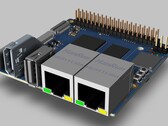 The Banana Pi BPI-M2S features LPDDR4 RAM and two Gigabit Ethernet ports. (Image source: Banana Pi)