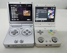 The Miyoo Flip is another Rockchip RK3566-powered gaming handheld. (Image source: via KeepRetro)