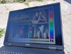 Outdoors under sunlight