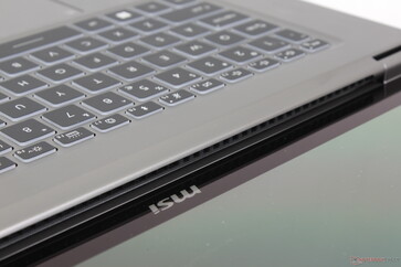 Ventilation grilles all along the rear edge