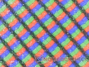 Minimal graininess from the matte RGB overlay