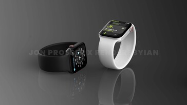 Apple Watch 7 Black/Silver (image via Jon Prosser)