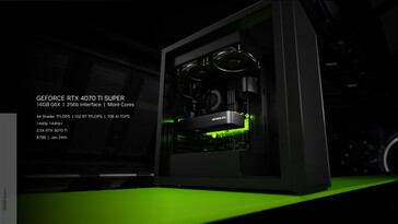Nvidia GeForce RTX 4070 Ti Super. (Source: Nvidia)