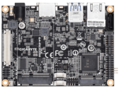Gigabyte's latest pic-iTX motherboard is smaller than an iPhone 11. (Source: Gigabyte)