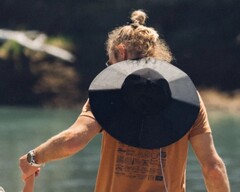 EcoFlow opens preorders for its PowerHat designed for solar charging electronics on-the-go. (Image source: EcoFlow)