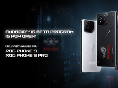 The Android 16 Beta Program for the ROG Phone 9 series doesn&#039;t include the ROG Phone 9 FE. (Image source: Asus ROG)