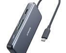 The Anker PowerExpand+ 7-in-1 USB-C PD Ethernet Hub can charge gadgets at up to 48 W. (Image source: Anker)