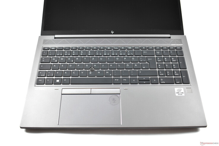 Keyboard area - HP ZBook Firefly 15 G7