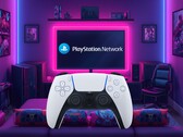 DualSense PS5 controller shown signing in to PSN