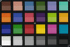 ColorChecker: The lower half of each patch shows the reference colour