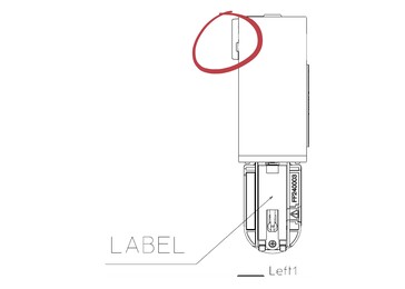 One sketch in Fujifilm's FCC filing indicates that the half-film compact camera will have an EVF. (Image source: FCC)