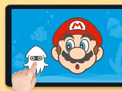 The Hello, Mario! app has familiar characters from the Mario universe.