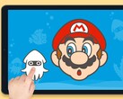 The Hello, Mario! app has familiar characters from the Mario universe.