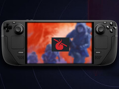 The final game of Horror Icons Showcase is The Thing: Remastered. Pictured: Steam Deck running the game. (Image source: Humble Bundle and Steam - edited)