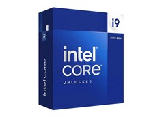 Overclockers continue to push Intel Raptor Lake-R limits. Product box pictured.