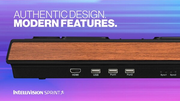 The Intellivision Sprint will have an HDMI port and USB-A ports. (Image source: Atari)
